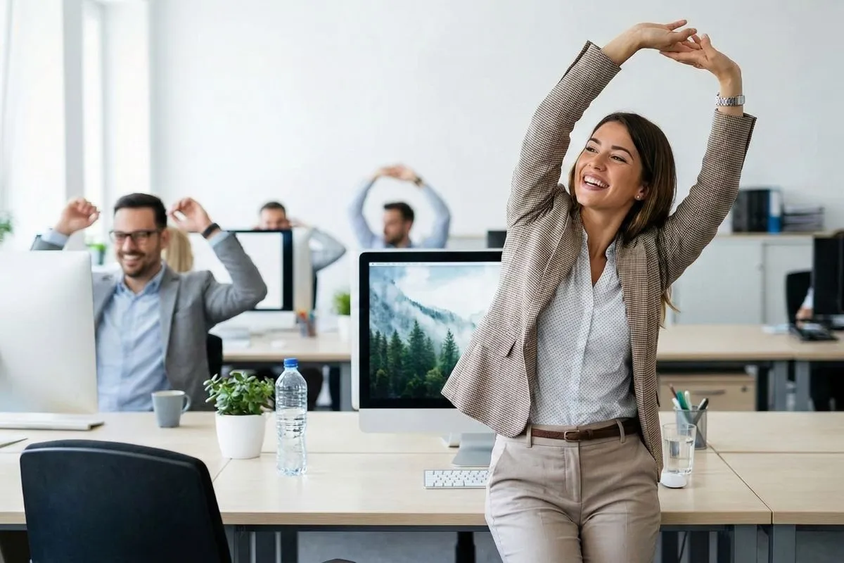 Plaza Sendromuna Veda: 5 Dakikada Enerjini Tavan Yaptıran Masa Başı Sırları