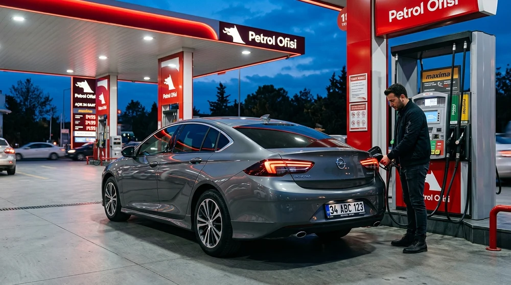 Opel Insignia yakıt dolumu